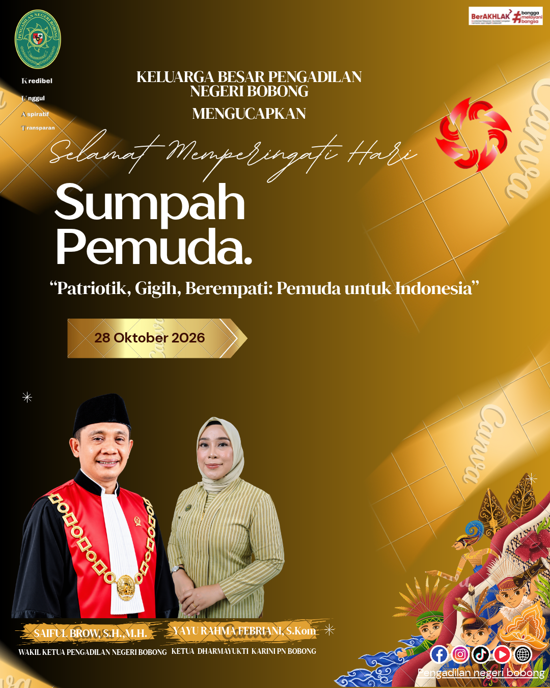 Selamat Memperingati Hari Sumpah Pemuda ke-98
